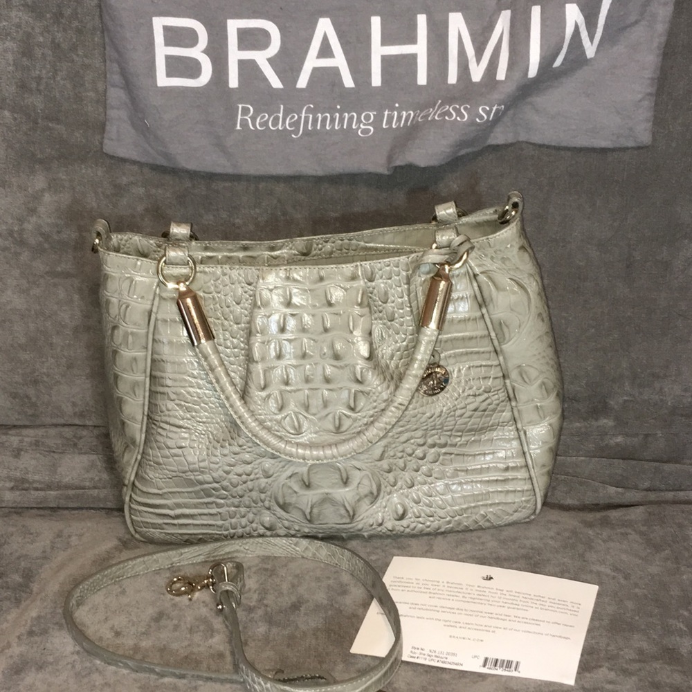 Brahmin Ruby Bag in Silver Sage Melbourne